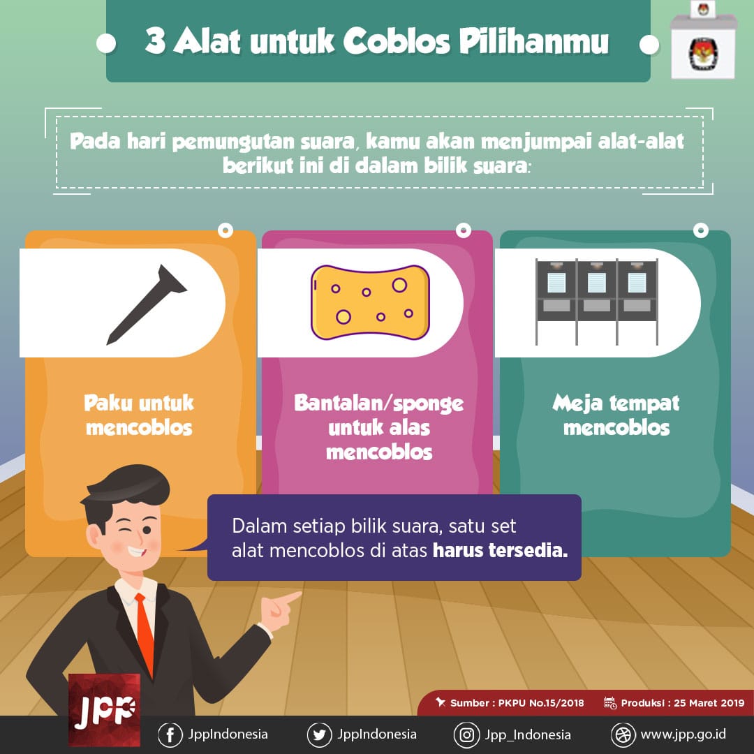 3 Alat untuk Coblos Pilihanmu - 20190326